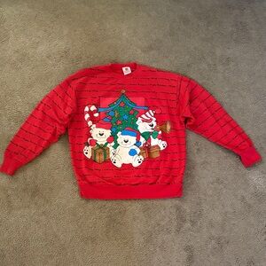 Holiday Time Red Festive Apparel